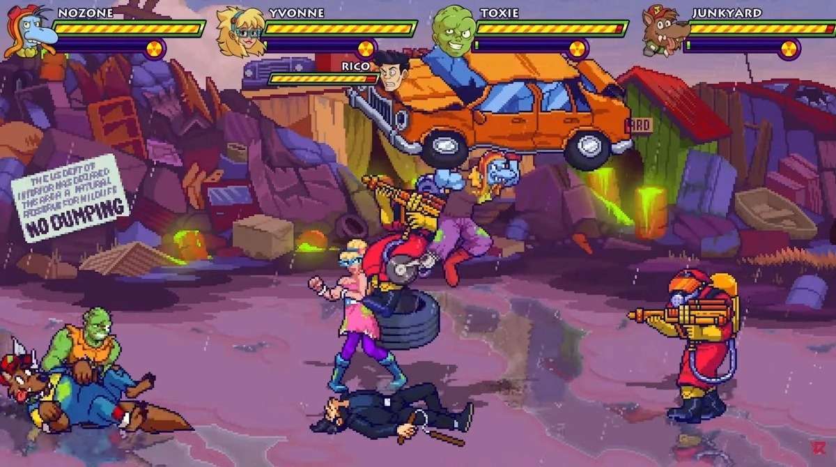 《Toxic Crusaders 猛毒复仇记》动画改编重新回归！将在年内登陆Steam平台
