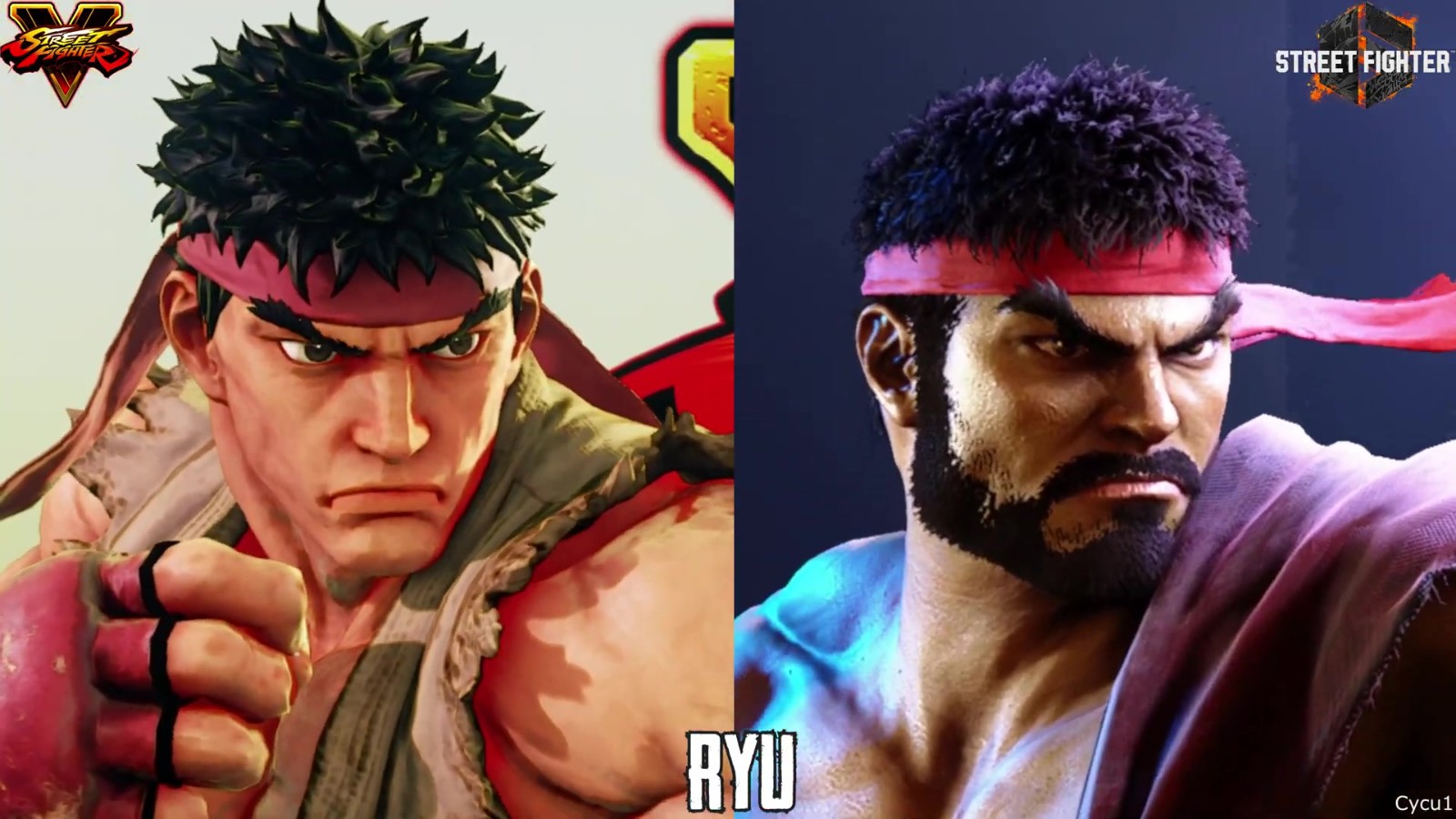 《街霸6》vs《街霸5》对比 真实次世代强作