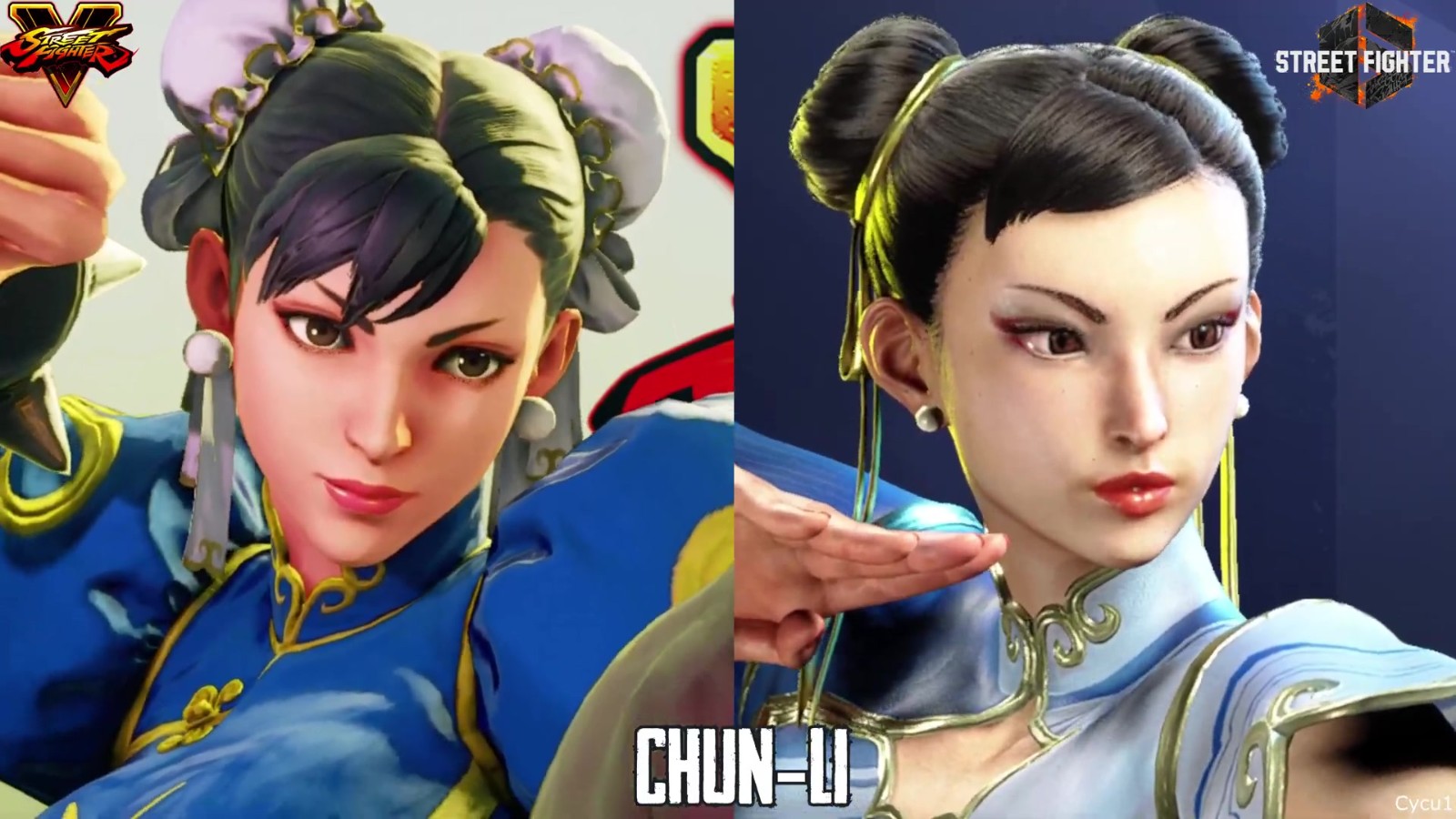 《街霸6》vs《街霸5》对比 真实次世代强作