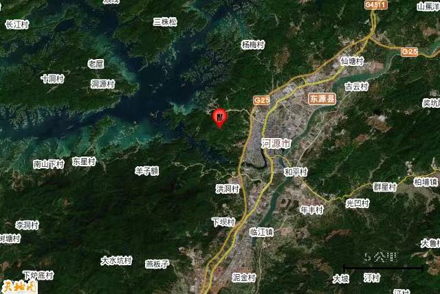 广东河源市源城区发生4.3级地震！