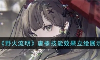 《野火流明》攻略——唐榛技能效果立绘展示