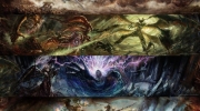 （关注）《最终幻想16》广告宣传艺术图